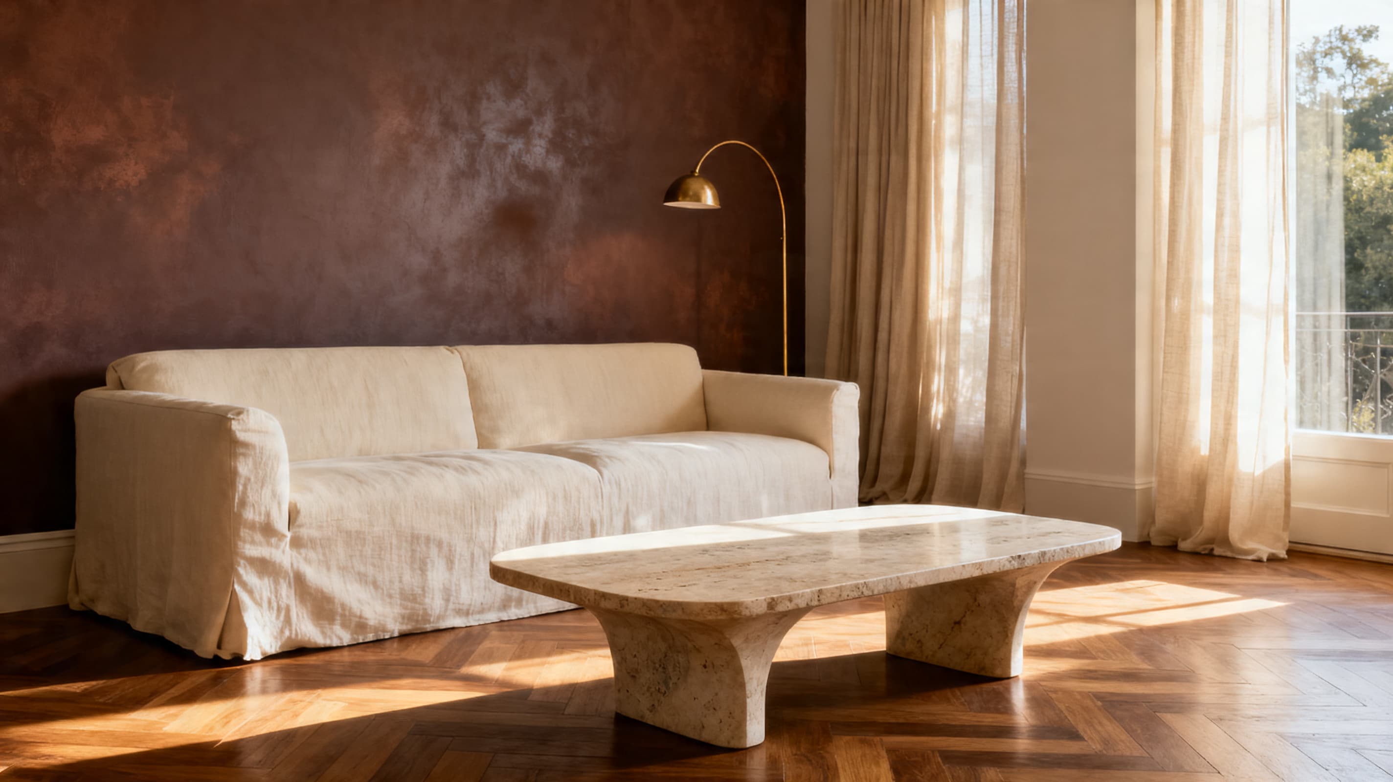 Luxury Residential interior with decorative mineral finishes