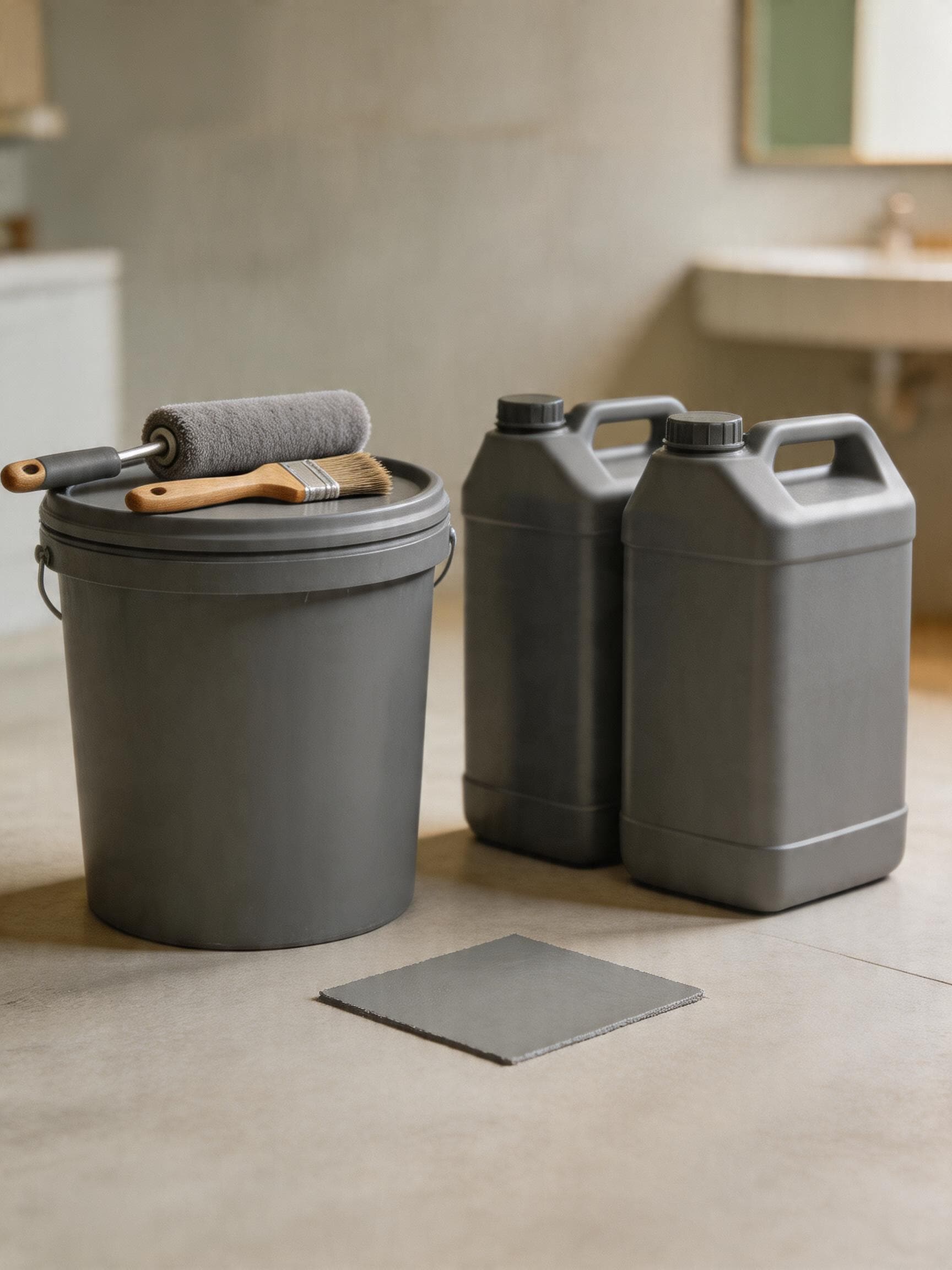Idraflex Waterproof Membrane — High-elongation polymer-cement membrane for kitchens, bathrooms and balconies.