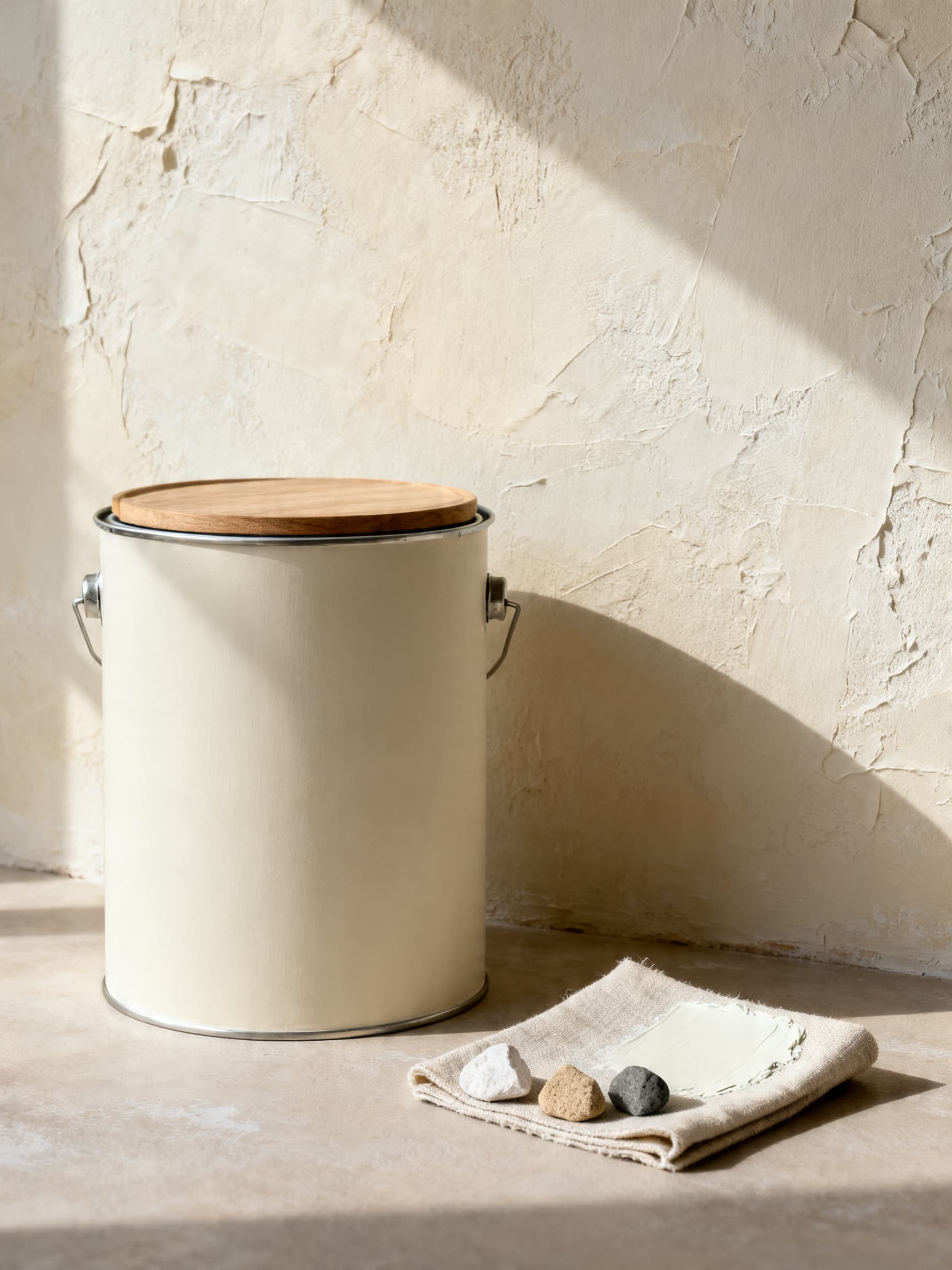 Mineral Limewash — Soft, cloudy matte finish carbonated from pure aged lime.