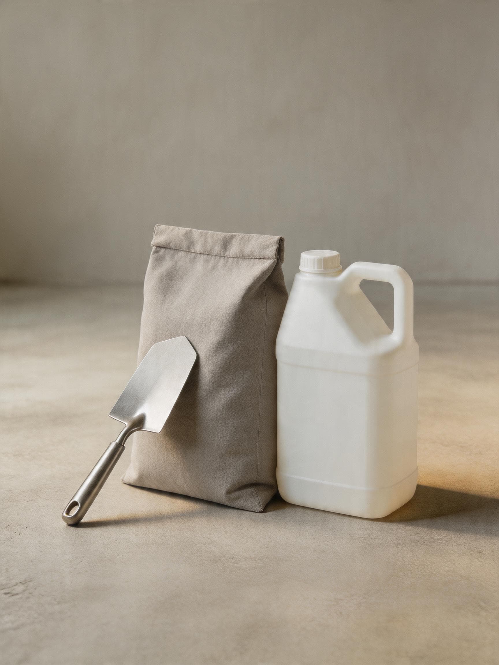 Minimal Microcement Coat — Slim-system microcement for designer-led minimal and wabi-sabi interiors.