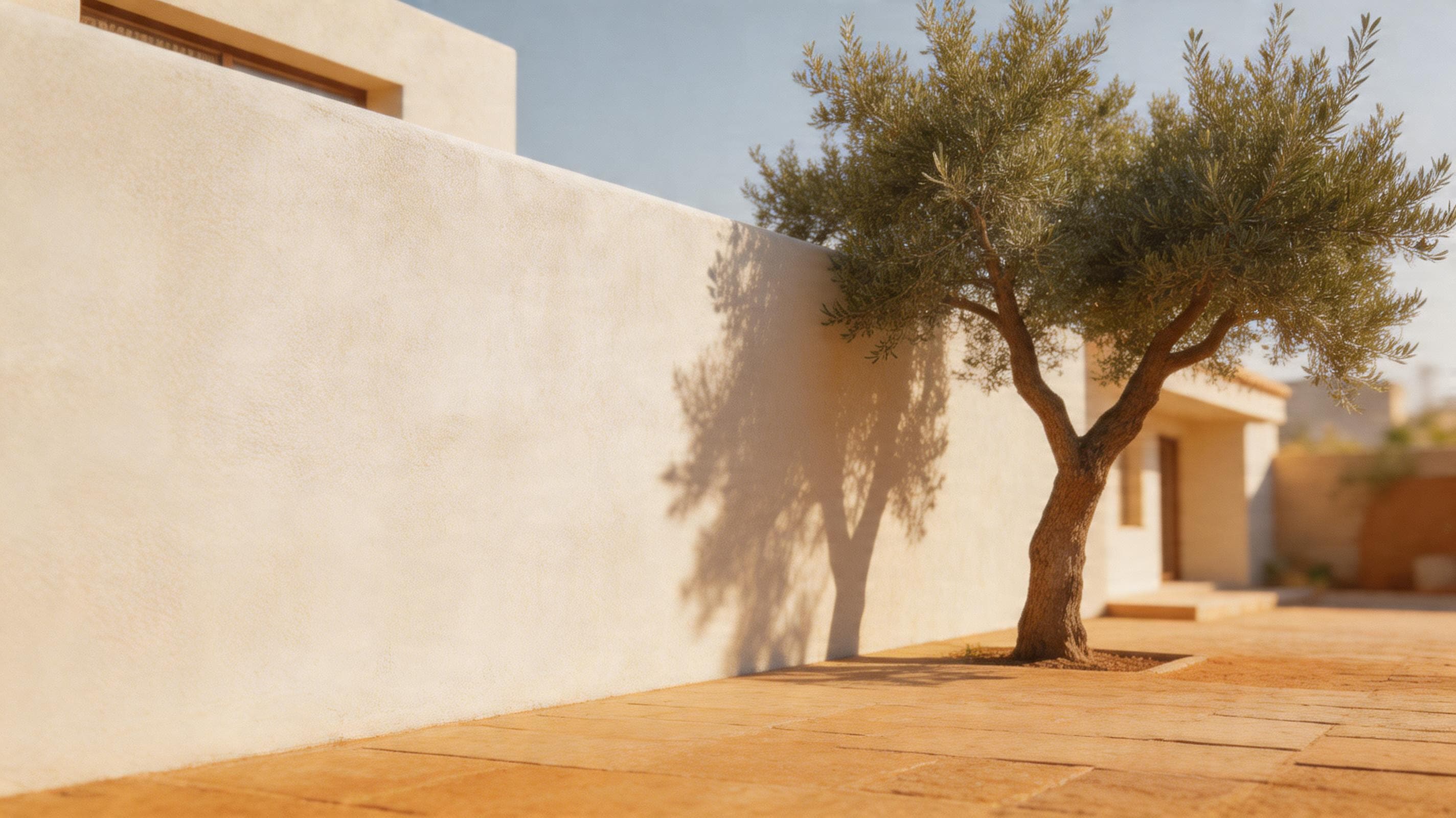 AeroTherm Insulation Coat applied in a real interior — Aerogel-modified insulation coating for hot-climate exteriors and feature walls.