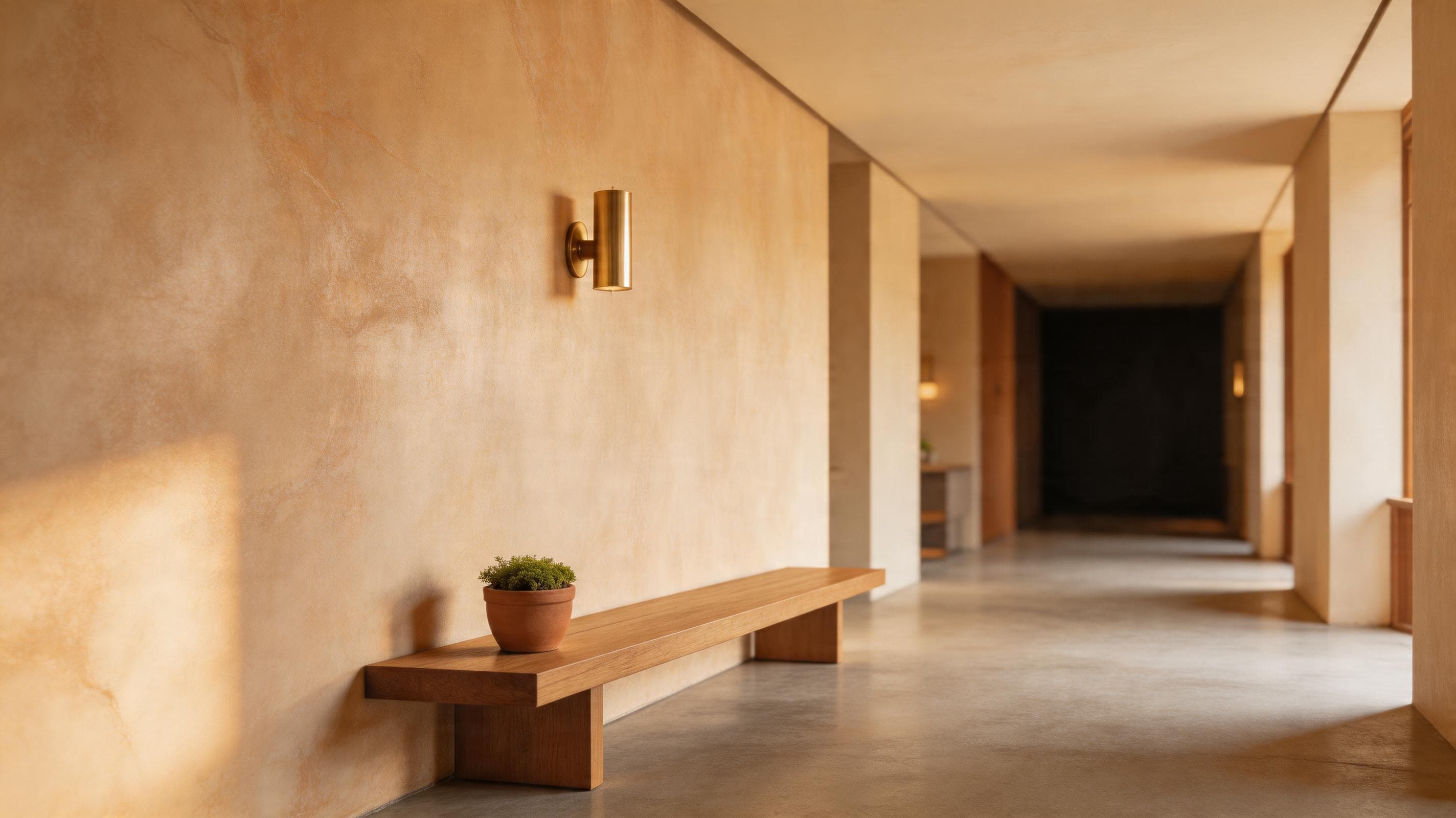 DuraGuard 2K Topcoat applied in a real interior — Two-component PU clear topcoat that armors high-traffic art finishes.