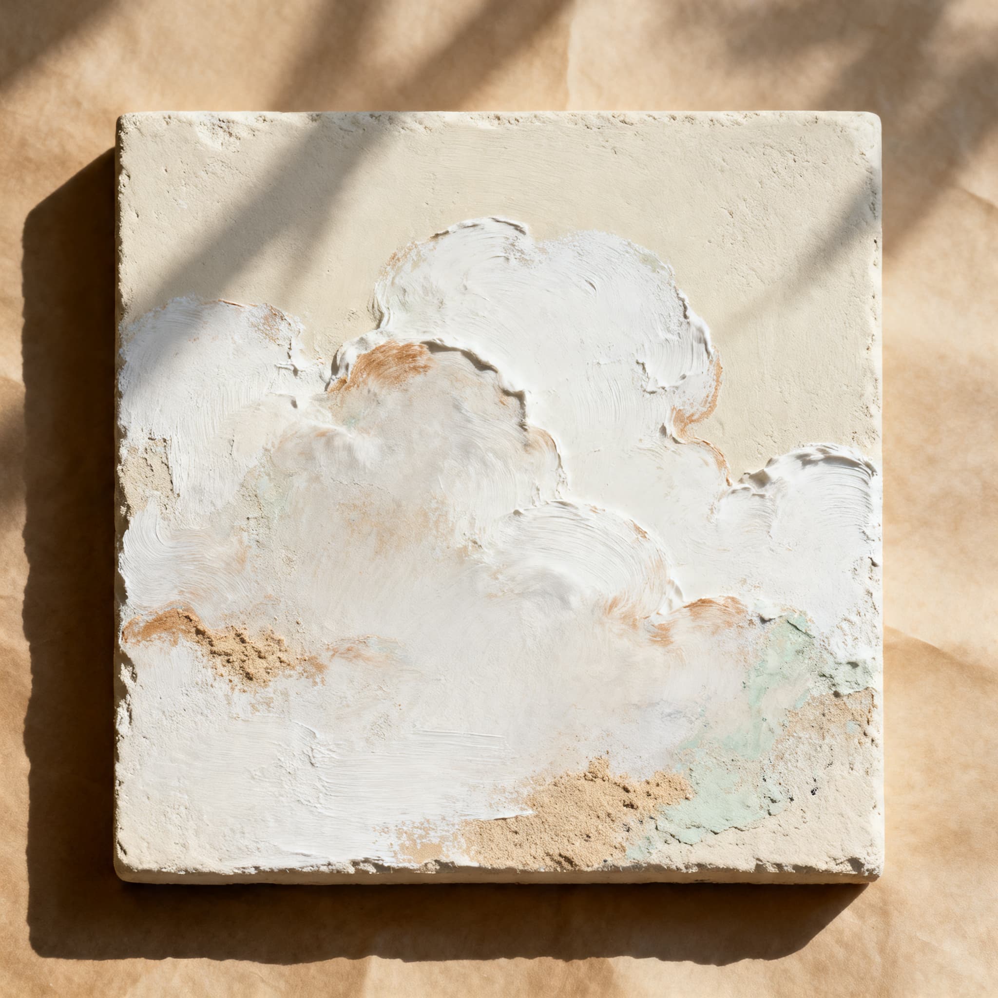 Macro photograph of Mineral Limewash sample showing its surface texture