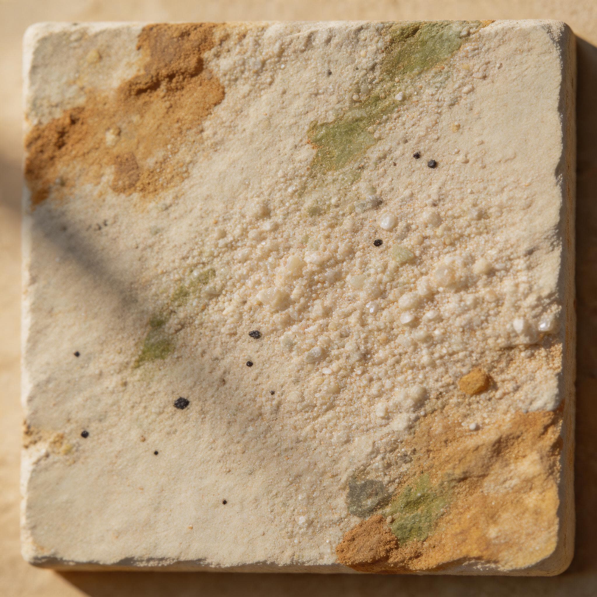Macro photograph of Mineral Crystal Inorganic Coat sample showing its surface texture