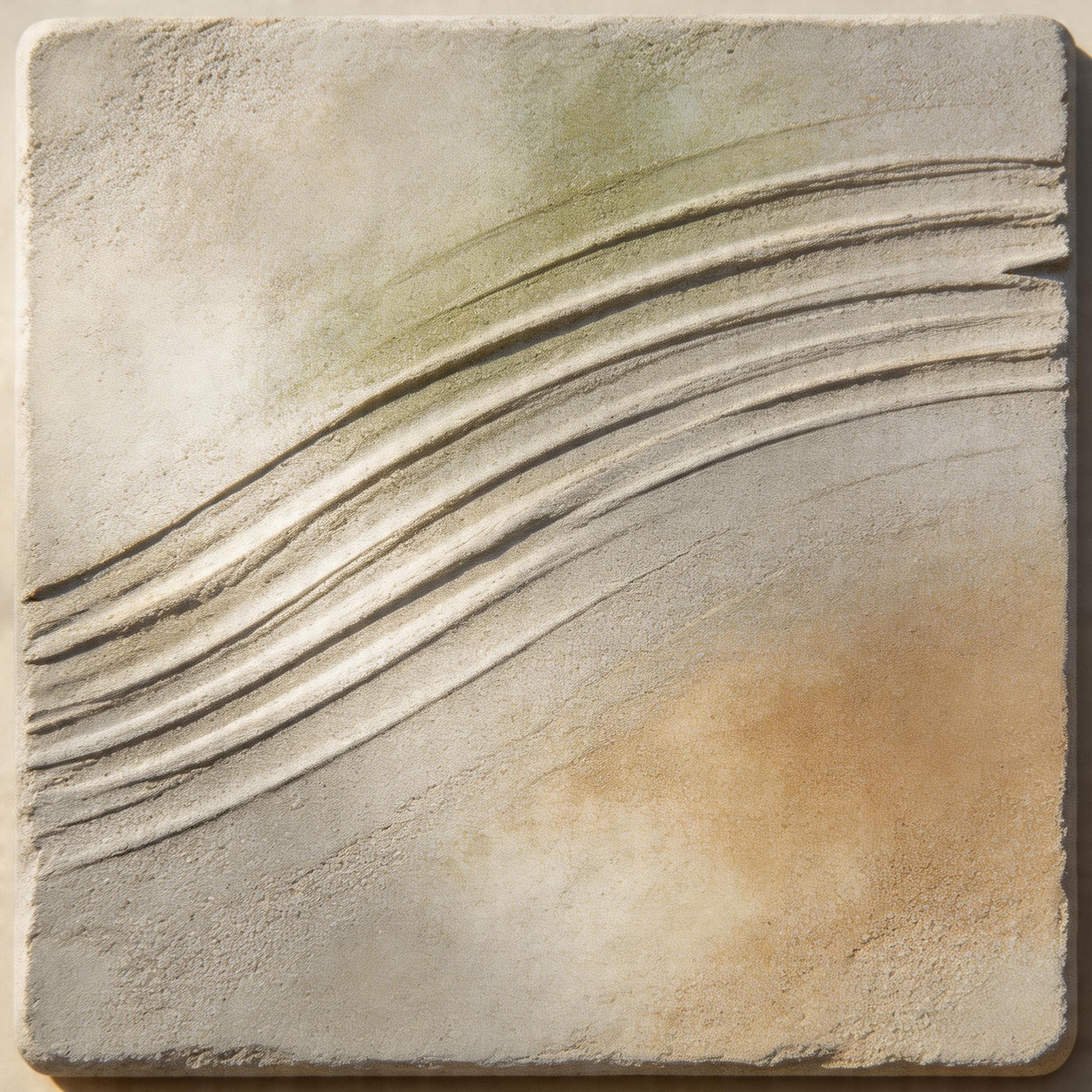 Macro photograph of Minimal Microcement Coat sample showing its surface texture